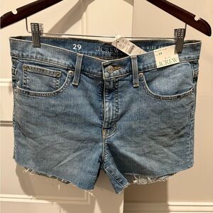 J. Crew Light Blue Denim Mid-Rise Shorts